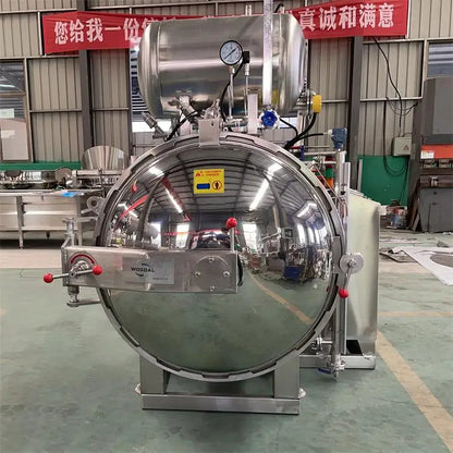 Factory supply retort sterilizer pressure steam sterilization equipment