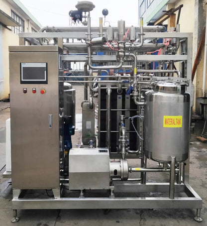 Small HTST Flash Plate Pasteurizer Machine Equipment