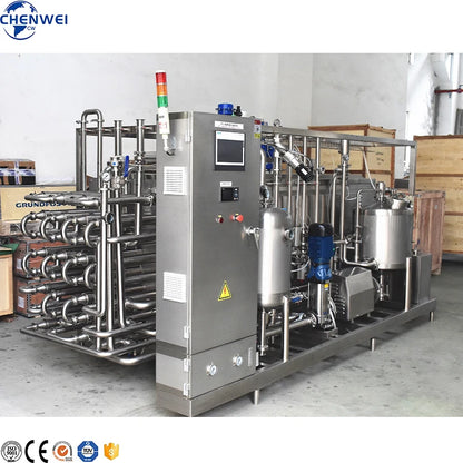 Automatic Fruit Juice Tubular Pasteurizer Uht Milk Sterilizer