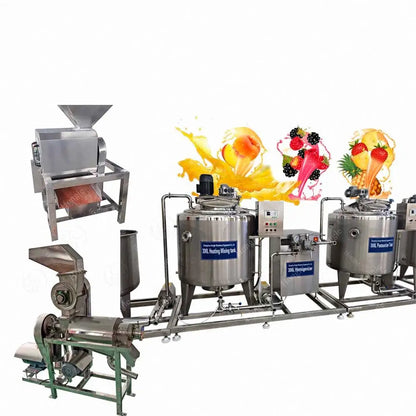 Fruit Juice Pasteurization Apple Juicer Pineapple Processing Machines Production Line Fresh Juice Business Equipments