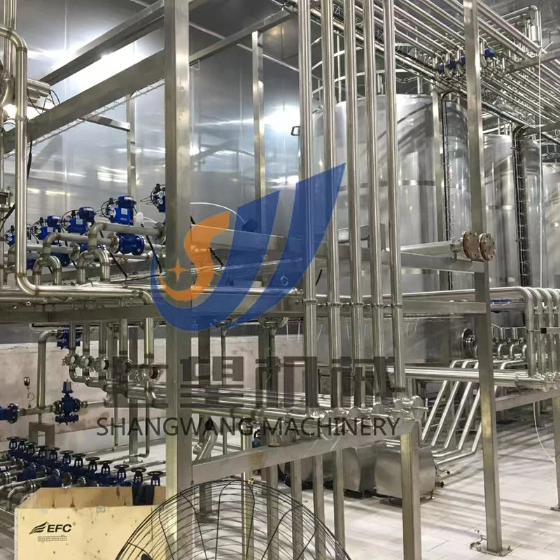 fully automatic liquid egg processing line complete set of plant equipment with pasteurizer