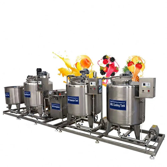 Fruit Juice Pasteurization Apple Juicer Pineapple Processing Machines Production Line Fresh Juice Business Equipments