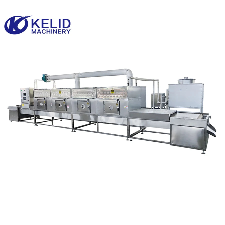 Automatic PLC Food Powder Sterilization Equipment Microwave Sterilization Machine