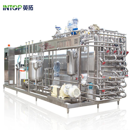 Ultra-High Temperature UHT tubular sterilizer for Dairy Juice Milk Drink Fruit Beverage Yogurt Pasteurizer Sterilization Machine