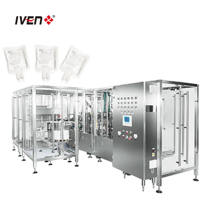 50ml, 100ml, 250ml, 500ml, 1000ml LVP Normal Saline IV Solution Filling Machine Manufacturing Plant