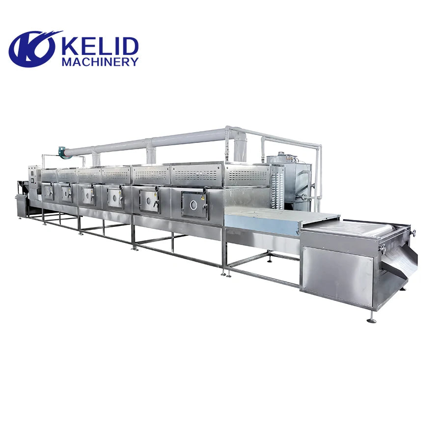 Automatic PLC Food Powder Sterilization Equipment Microwave Sterilization Machine