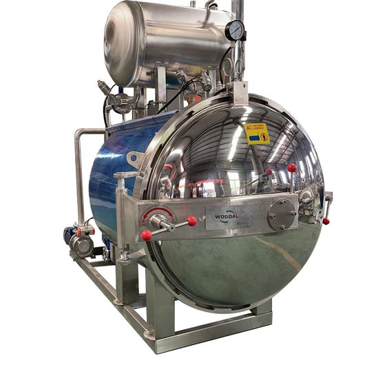 Horizontal Canned Tuna Fish Retort Sterilizer