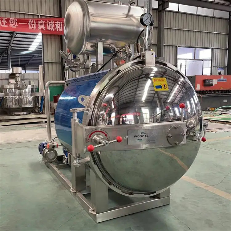 Factory supply retort sterilizer pressure steam sterilization equipment