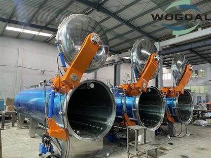 Factory supply retort sterilizer pressure steam sterilization equipment