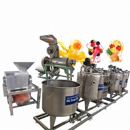 Fruit Juice Pasteurization Apple Juicer Pineapple Processing Machines Production Line Fresh Juice Business Equipments