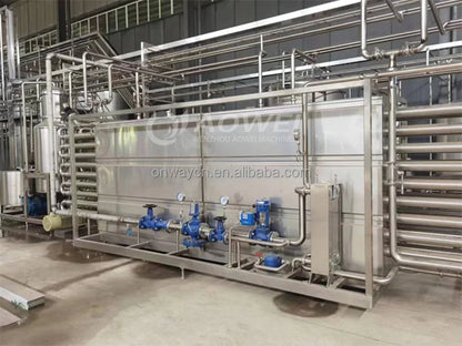 Ultra high temperature tube sterilizer machine beverage fruit juice milk pipeline pasteurization sterilizer