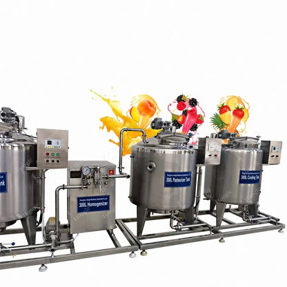 Fruit Juice Pasteurization Apple Juicer Pineapple Processing Machines Production Line Fresh Juice Business Equipments