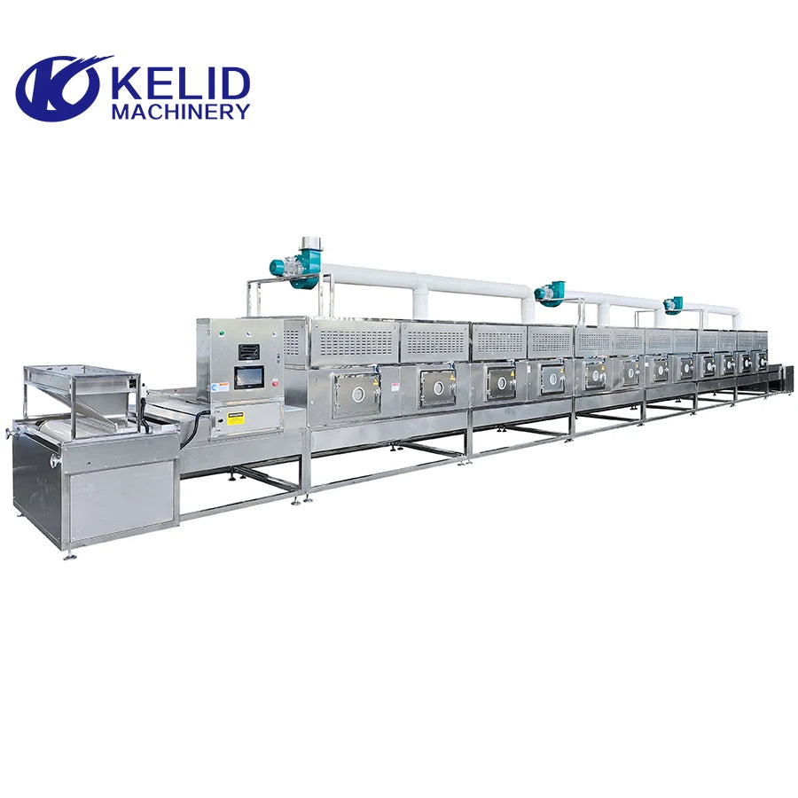 Automatic PLC Food Powder Sterilization Equipment Microwave Sterilization Machine