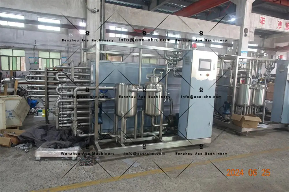 Soy Sauce Milk Plant Pasteurizer Plate Type Pasteurization Machine Sterilization Equipments